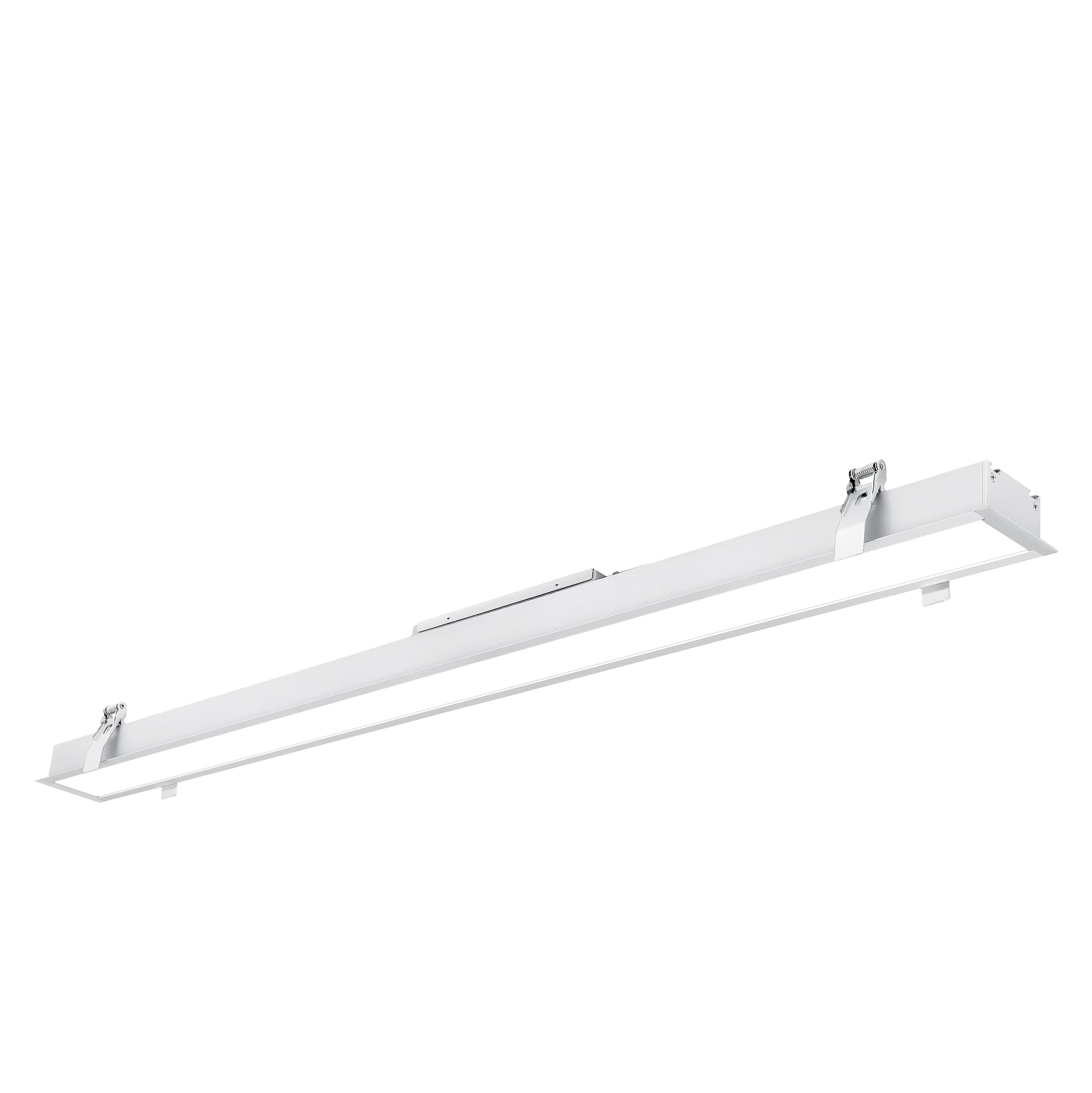 High Quality  LED White Black Silver IK06 PC Aluminum 24W LED Office Light Hanging Light Linear Light