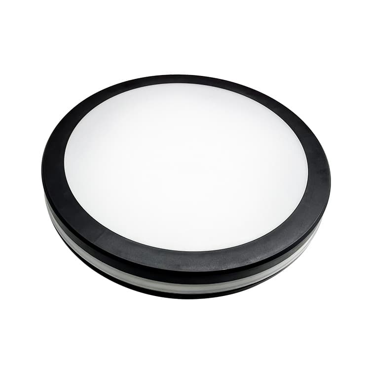 Tuya Wifi App Control Modern RGB CCT Smart LED Ceiling Light IP65 Waterproof Round Panel Rhythmic Model for Bathroom