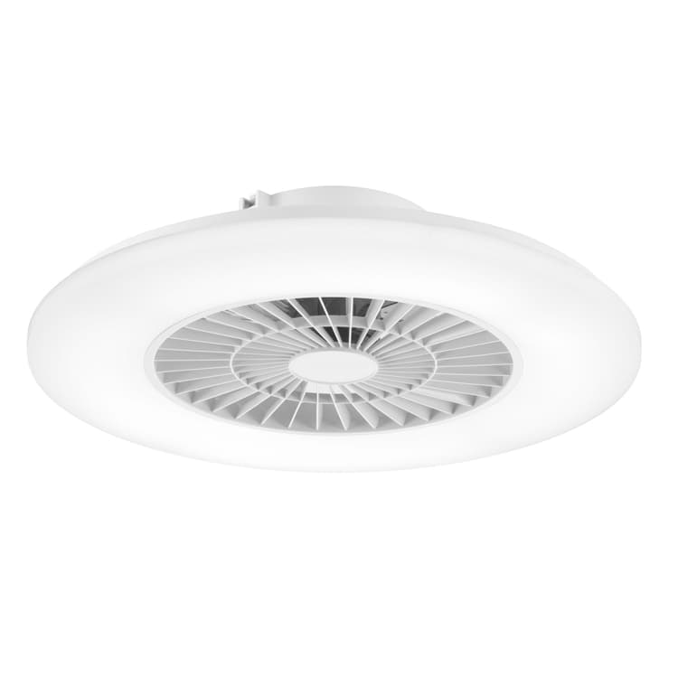 60W Tuya LED Ceiling Fan Light with Smart APP CCT 3000K to 5000K Dimmable 5 Blades Modern Design for Indoor Use Iron Body