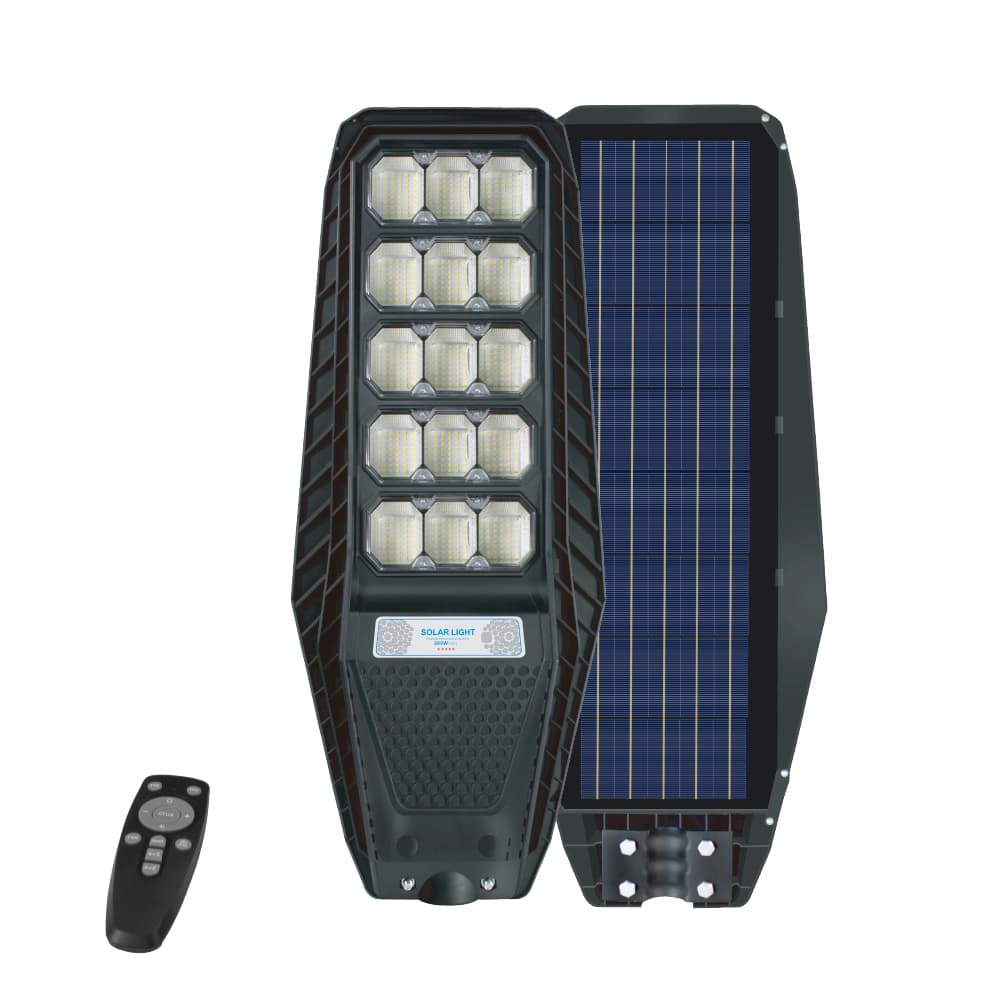Outdoor Solar Street Lamp Remote Control All in One Integrated Solar Led Street Light Manufacturers
