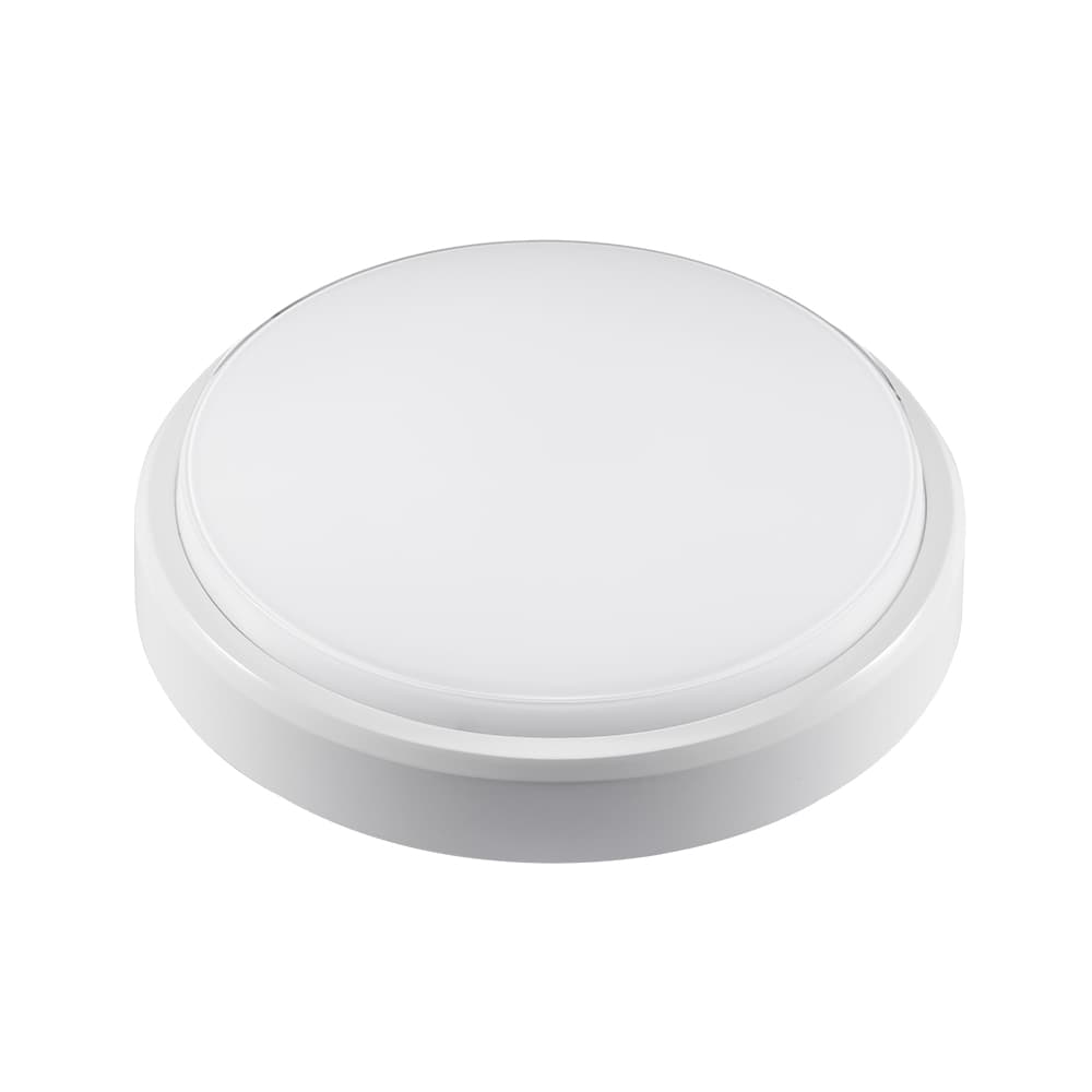 8W 12W 18W Commercial Wall Light Round Square Outdoor LED Bulkhead Light IP54 PC material
