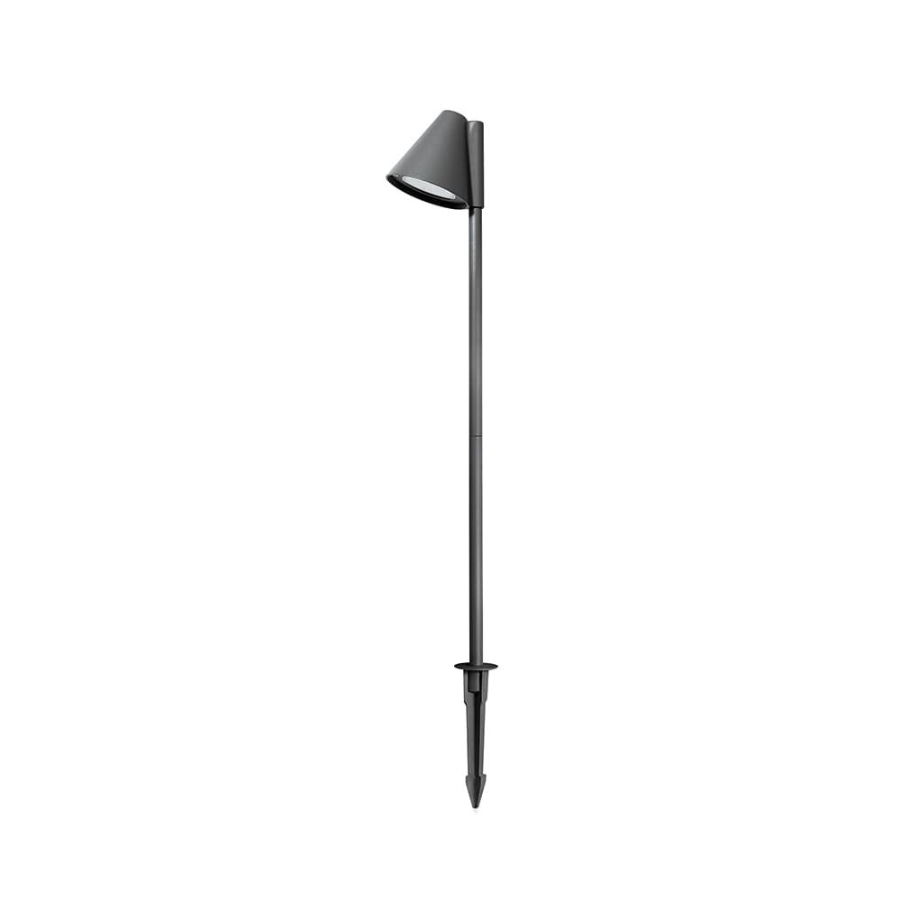 Modern Luxury IP65 GU10 Dark Grey 35W 3500K Warm White LED Spike Light Outdoor AC Powered Pathway Garden Spotlight CE ROHS