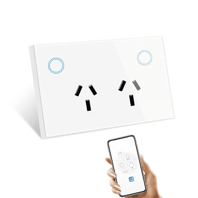 Factory Outlet NEW Design Smart Life Home House Smart Switch Socket WiFi Wireless Remote LED Light Tuya Wall Switch and Socket