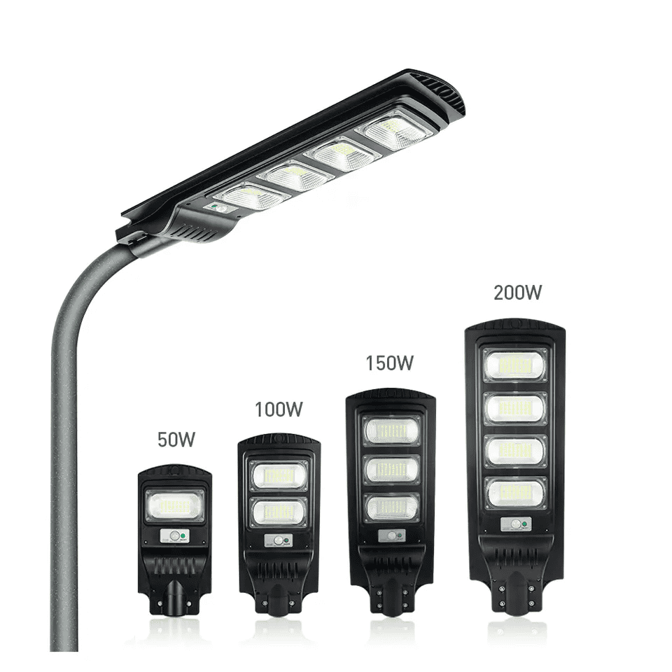 StreetLight Ip65 Outdoor Waterproof Lampara Solar Exteriores  Integrated All in One Led Solar Street Light