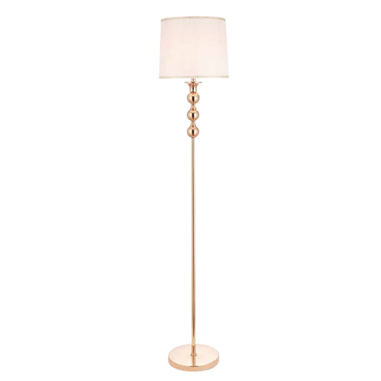 Home Decor Modern Fabric Classic Standing Lamp Vintage Tall Pole Floor Lamp for Bedroom Living Room