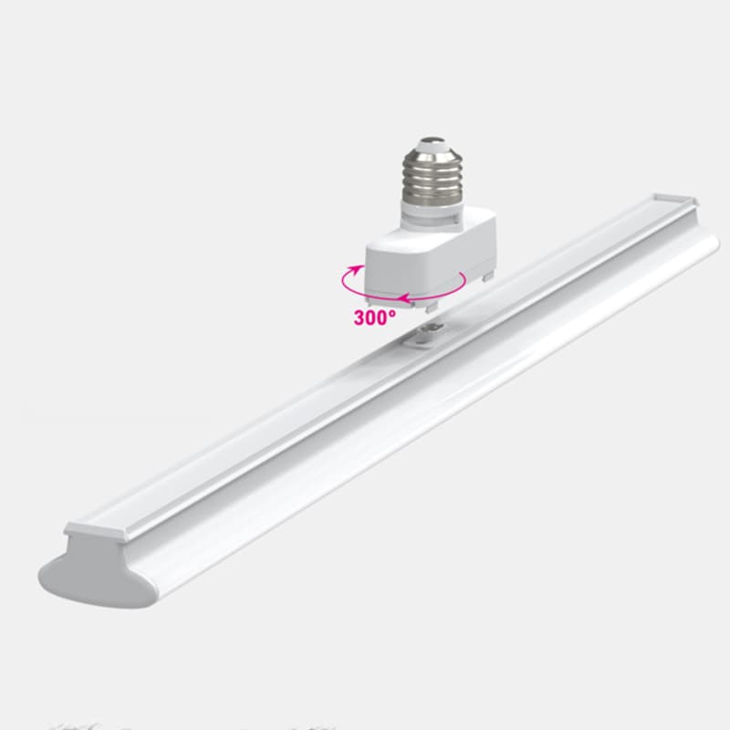 LED Plastic Tube Style Bulb Revolve Holder E27 High Lumen Removable 18W