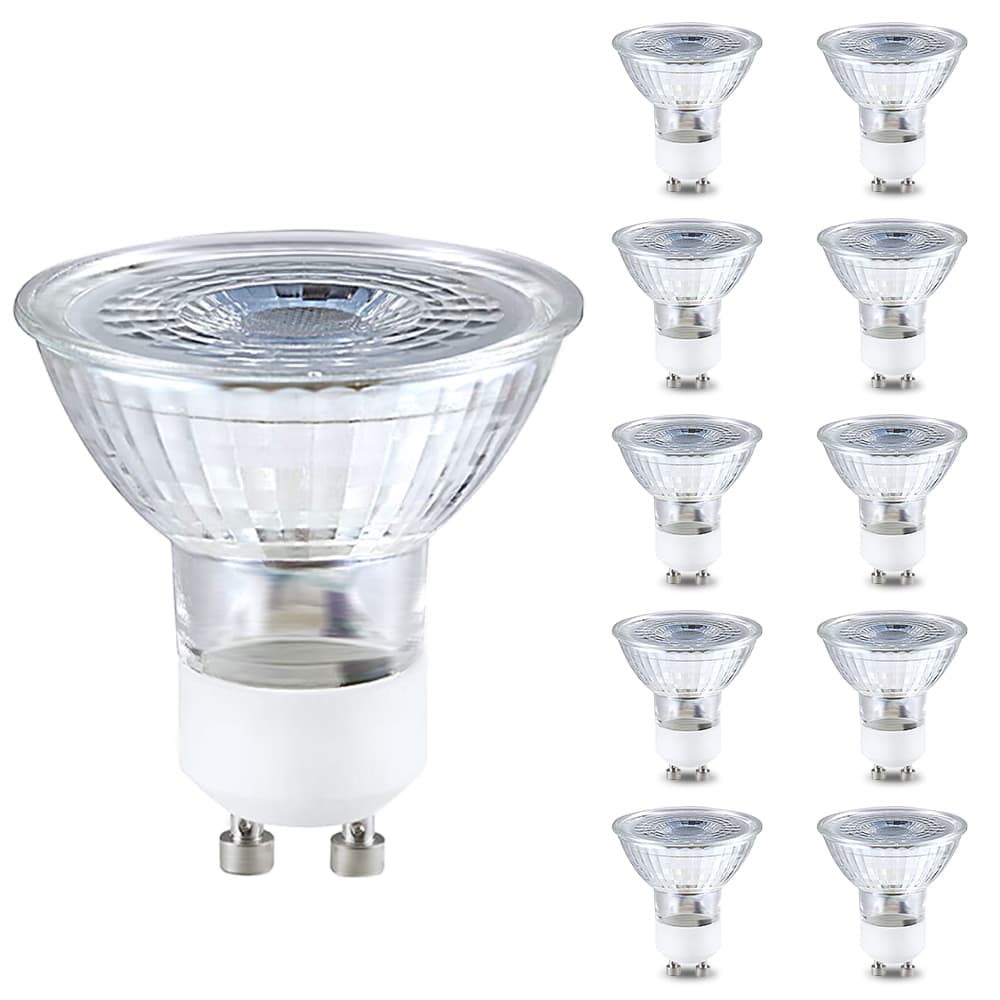 Modern Design SMD2835 LED GU10 Spot Light High Quality 3W 4W 5W 6W Cool Warm White Plastic LED Bulb for Living Room