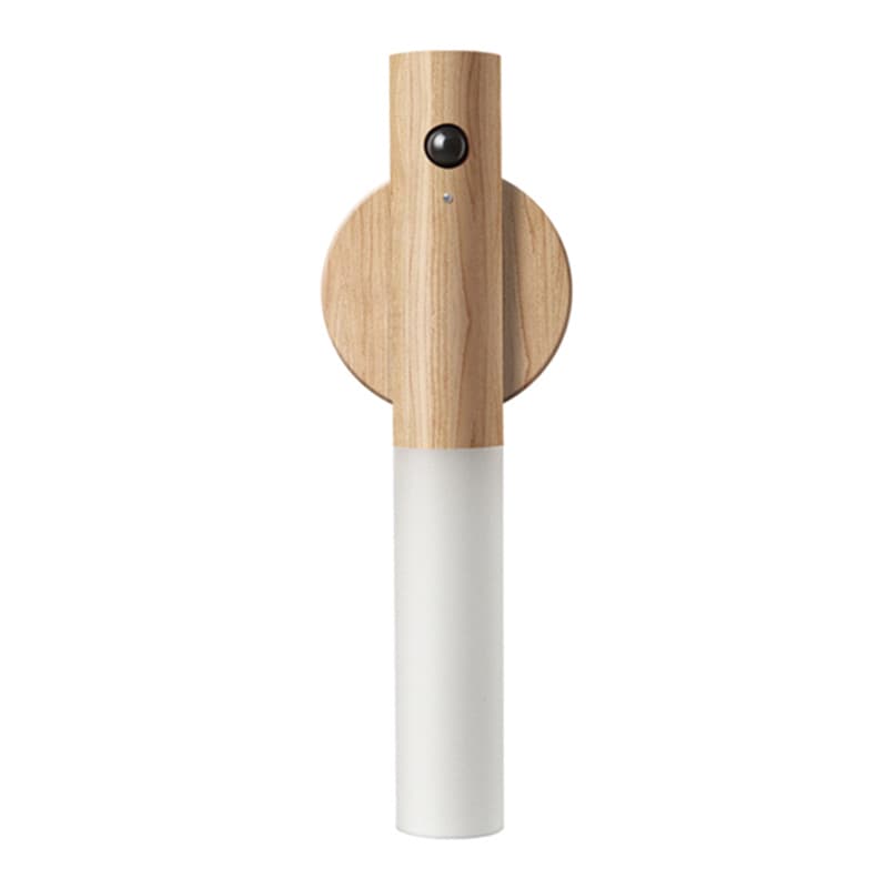 Modern LED Mirror Lamp Magnetic Stick Cabinet Small Wooden Plastic Design for Reading Night Light IP44 Rated for Bathroom