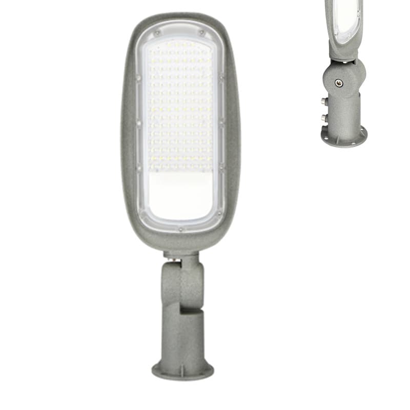 LED Street Lamp 50W 100LM/W IP65 PF0.9 Revolve Arm Ra80 3 Years Warranty Aluminum 4000K