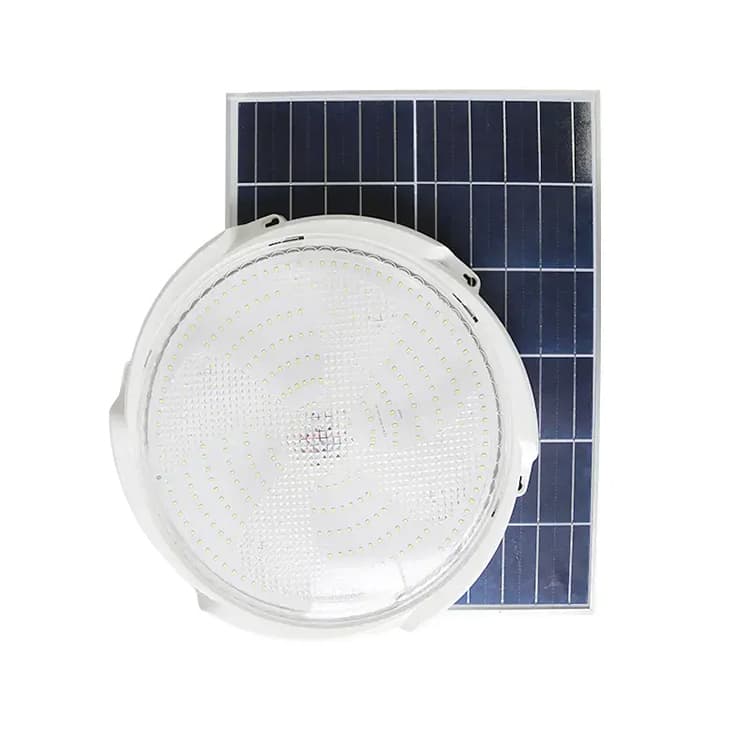 Solar Ceiling Light with Remote Control Solar Light Lamp for Indoor Solar Light Home House