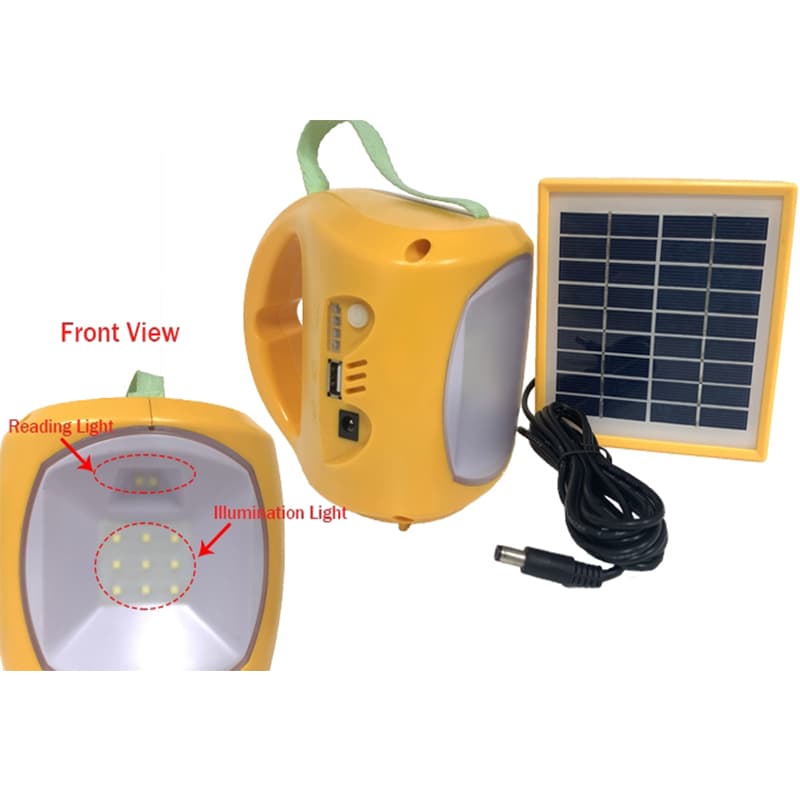 Solar Light Outdoor Waterproof Garden Lights Double Headed Hanging Solar Panel Light Bulb Indoor House
