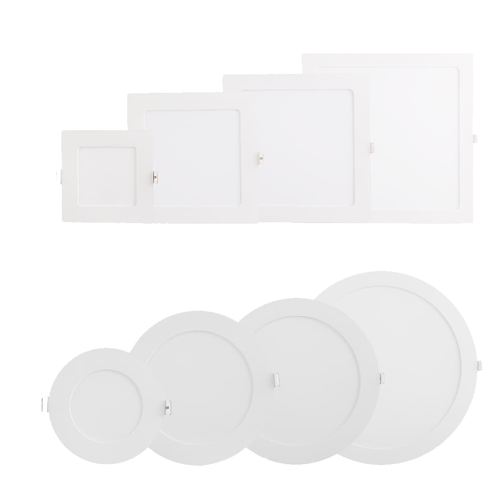 Led Surface Mounted Panel Ceiling Light Fixture 6W 12W 18W  24W Soft Warm Flat Flush Mount Commercial Down Light Lamp