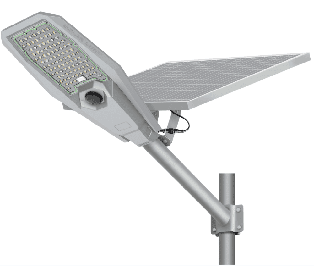 Outdoor Led Solar Street Light Solar Panel 6500-7500K CCT AL High Quality Intelligent Optical Control
