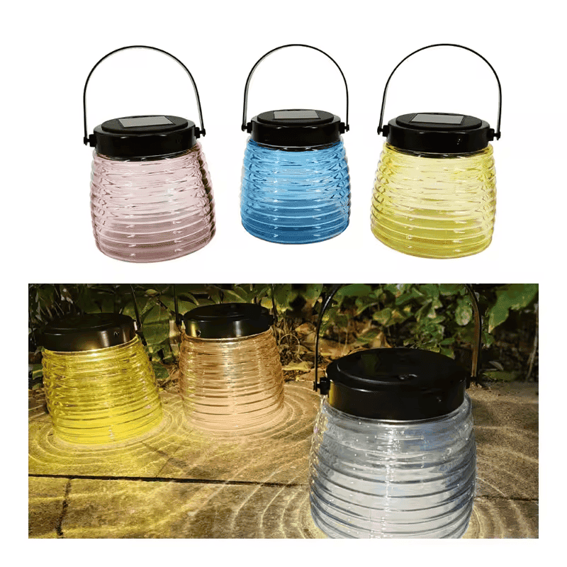 Decoration Sun Solar Glass Mason LED Jar Fairy Table Lights Waterproof