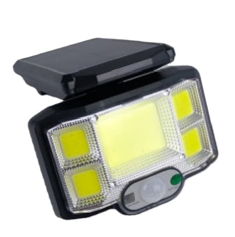 COB Sensor Outdoor Solar Powered Garden Wall Lamp LED Solar Light Remote Control LED Flood Light