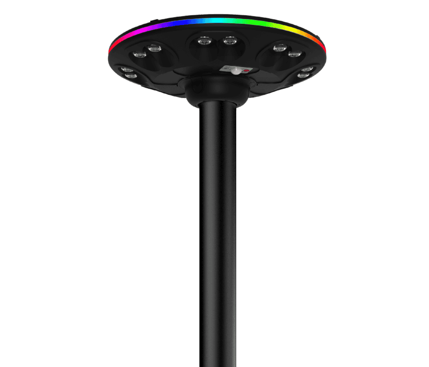 Solar Garden Light 120W 150W RGB Ring Lighting Control/PIR Sensor/Remote Control Outdoor Led Solar Power Street Light