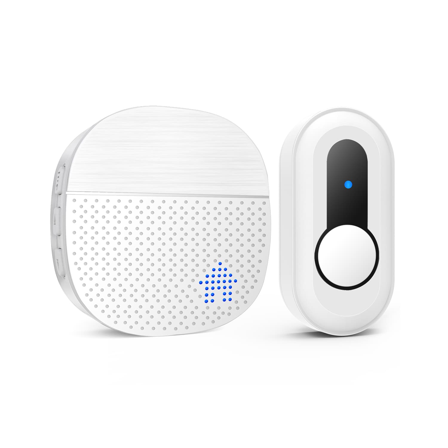 5 Level Volume Adjustment Smart Wireless Doorbell Waterproof 300M RANGE Plug and Play Door Bell Ring Chime Battery 110V-260V