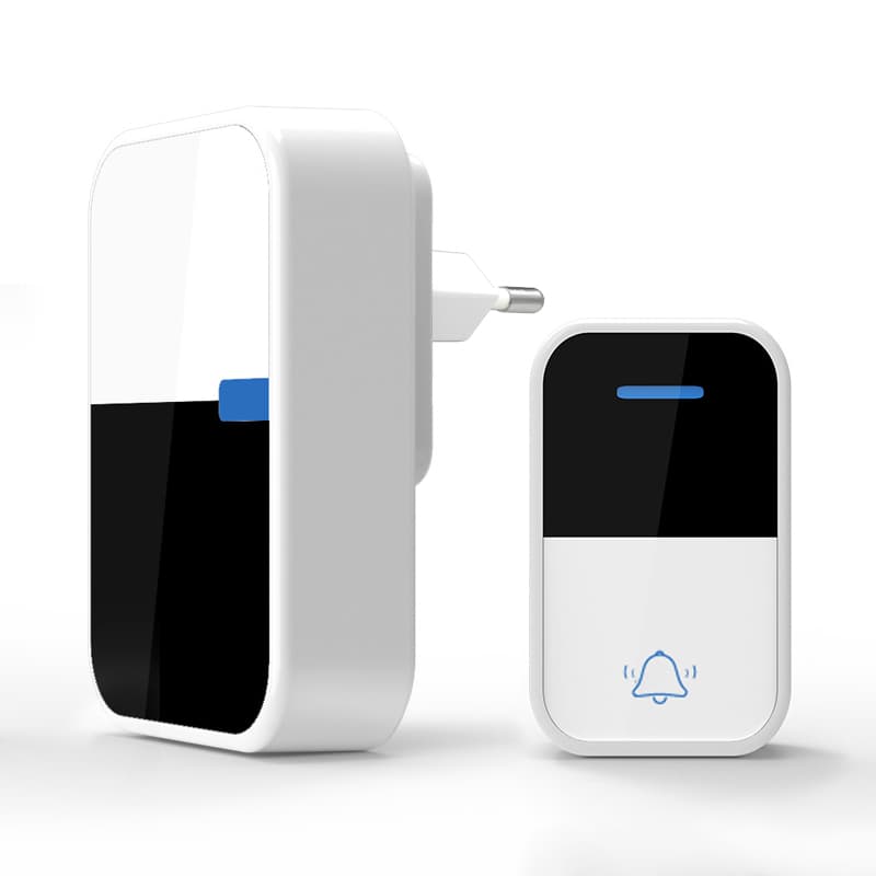 New Fashion Smart Wireless Doorbell Waterproof IP44 Self-activating Door Bell for Home Security with 38 Kinds of Music