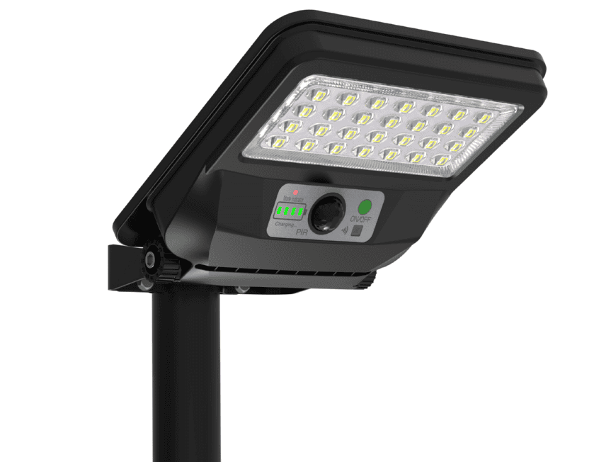 Fold Outdoor Solar Lights Ip65 Waterproof100w LED Solar Flood Light Plastic Remote Control
