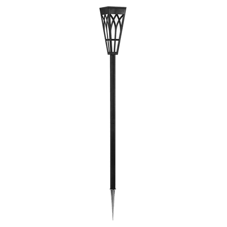 Hot Selling Wholesale IP44 Outdoor LED Garden Lantern Durable Solar Powered Lawn Bollard Lights for Gardens Flame Light Mode