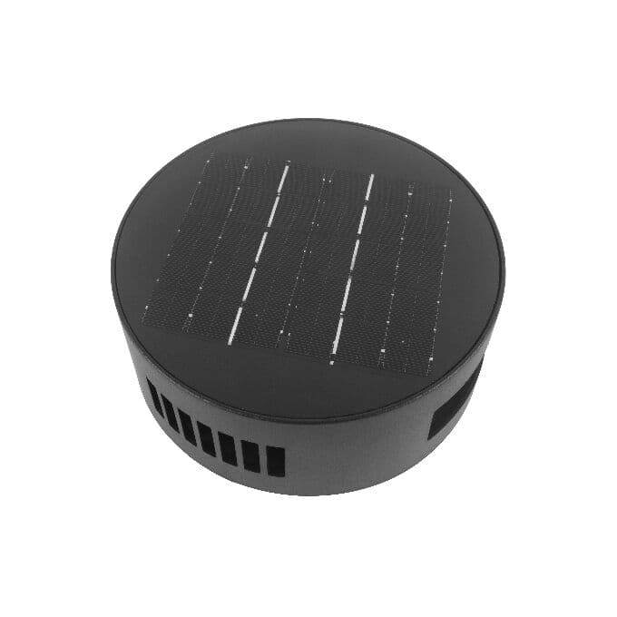 Superior Quality Simple Black Wall Lamps Variable Shape Solar Lights Outdoor Round/square Decoration Lights Solar Garden Lights