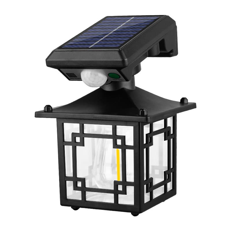 IP44 1W 3W Waterproof Outdoor Solar LED Wall Light Garden Lamp