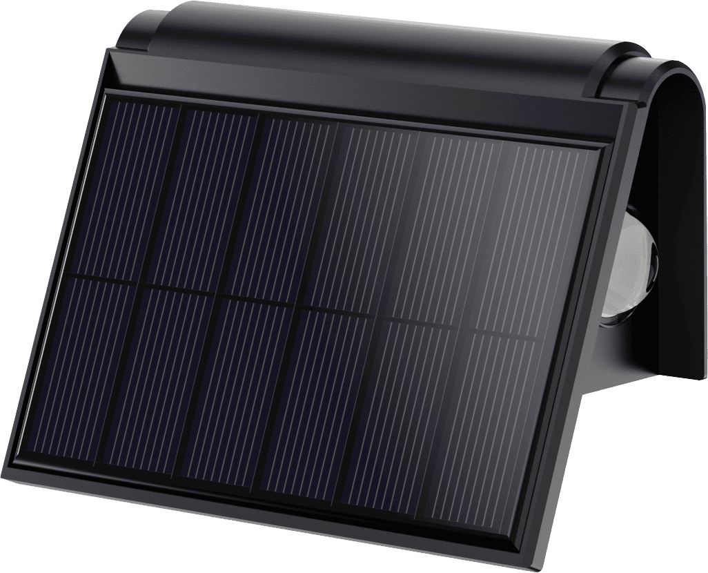 Waterproof Black LED Solar Wall Lights Outdoor Garden Lamp for Patio Path Decor Modern Solar LED Garden Lamp