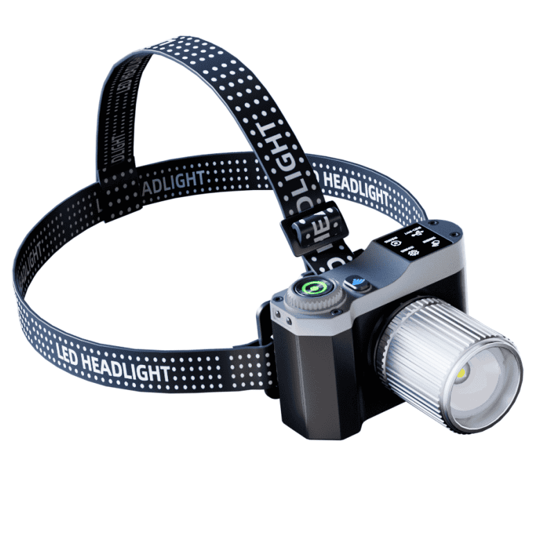 LED SMD Head Light Lithium Battery 6500K High Low Flashing Three Mold 3W 300LM Rechargeable  Lamp TYPE-C Charging Sensor