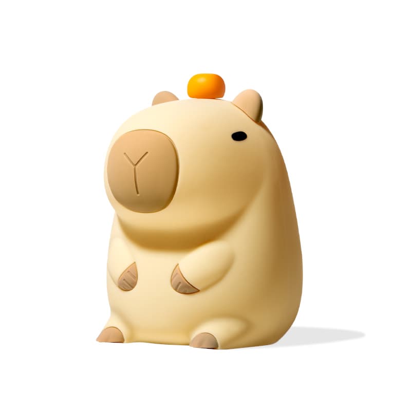 Capybara Night Light, Mothers Day Gifts, Cute Squishy Nursery Animal Silicone Night Light
