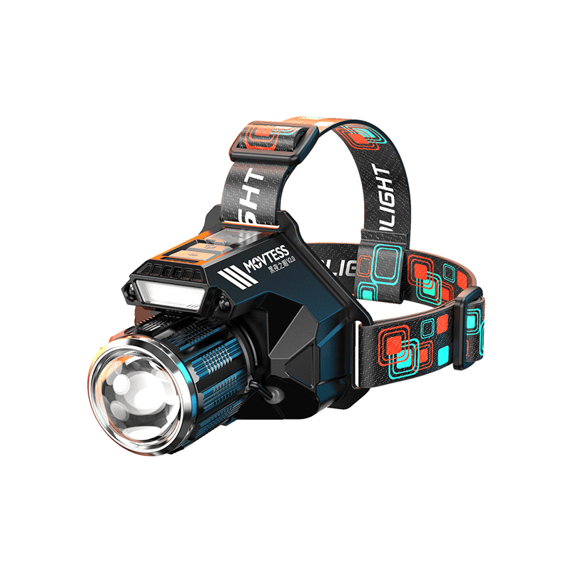 Super Bright Rechargeable LED Head Light 4 Hours Work Time Telescopic Zoom Dimmable Hands-Free Cob Light Source