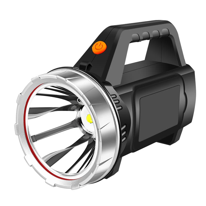 Outdoor Portable Lamp Spotlight Searchlight USB Rechargeable P50 Super Bright Camping Lantern With Side COB Light Flashlight
