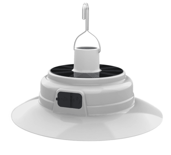 Everstar Solar Camping Lamp Adjustable Multifunction Portable USB Rechargeable High Brightness Lithium Battery