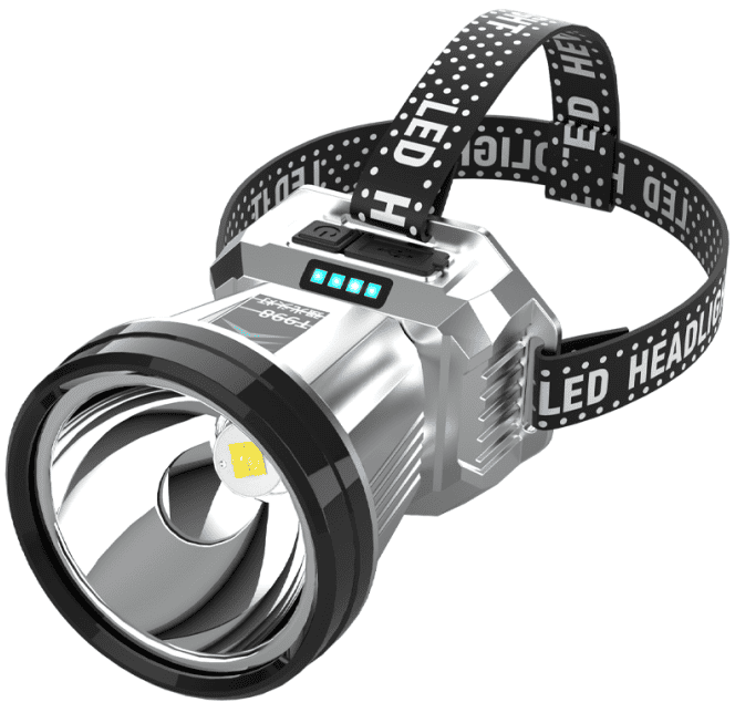 Everstar Super Bright Outdoor Led Headlights Type-C Rechargeable Night Emergency Lamp Battery Display Camping Headlamp