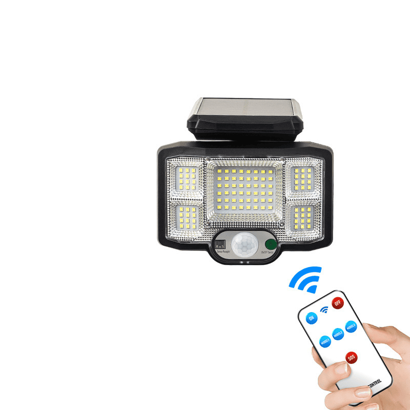 96 LED Solar Wall Light IP65 Waterproof 3 Mode Sensor High Brightness 120 Beam Angle Garden Lighting