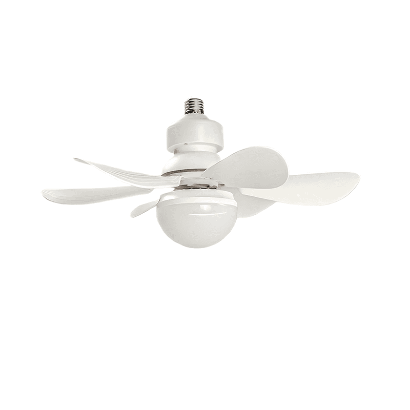 Modern 3-SPEED E27 LED Bulb Lamp Low Noise DC Motor Fan Remote Control Dimmable 3CCT ABS Crystal for Living Room AC 85-265V