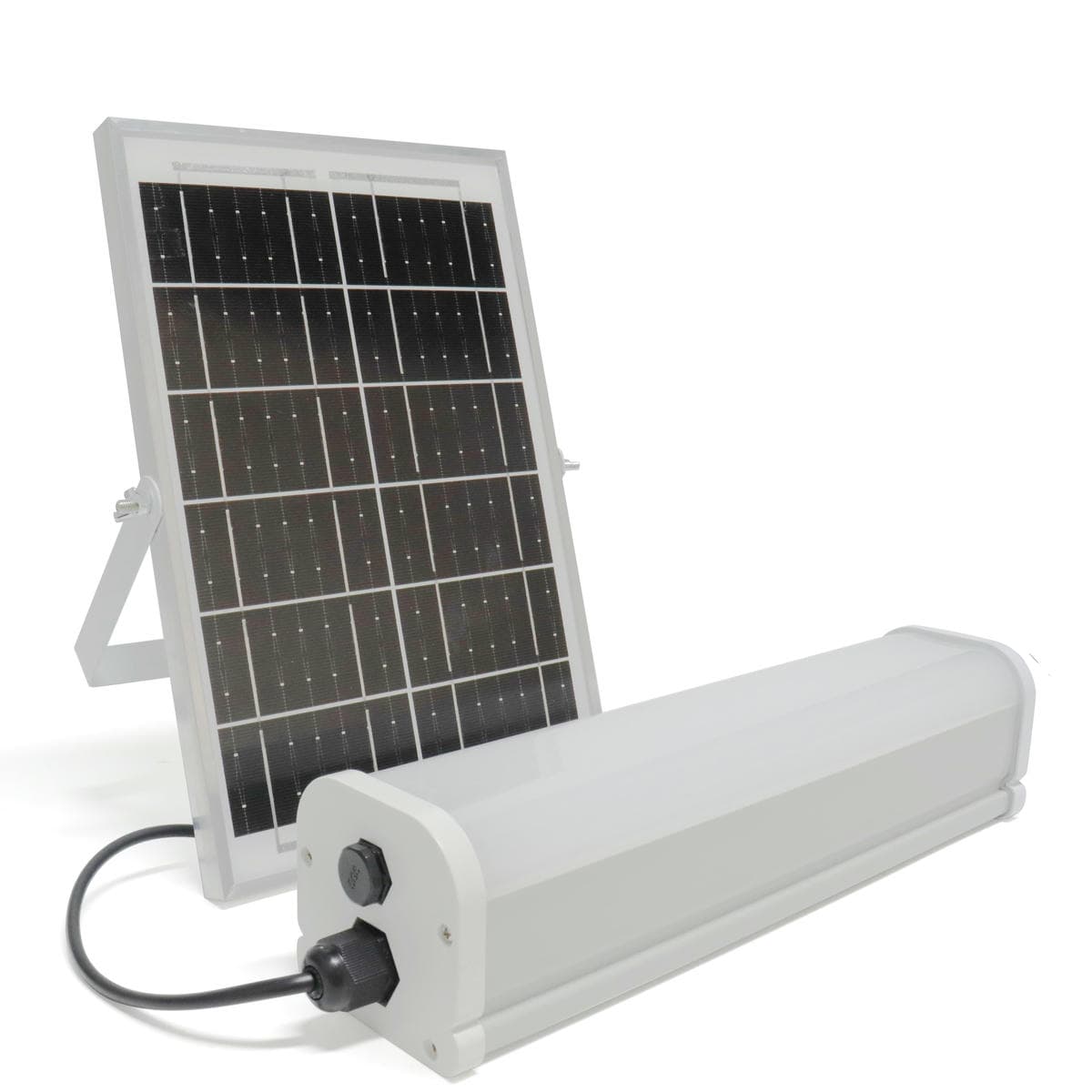 Wholesale IP65 30W 60W Solar LED Triproof Light Hot Sale Outdoor Parking Car Warehouse 20 Hours Work Car Parking Warehouse