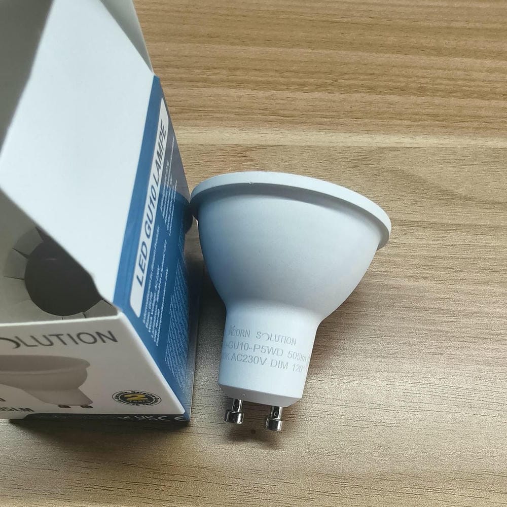 Wholesale Stock Led GU10 5W Bulb 500lm 3000K With SMD2835 for EU Pass CE/RoHS/ERP/EMC Leftover Stock