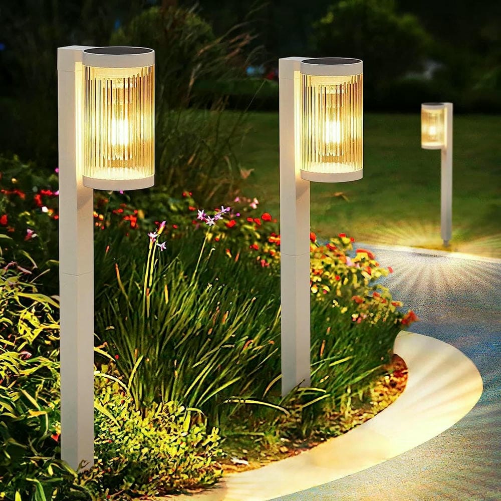 Outdoor Solar Waterproof Garden Lamp Wall Light  Mounted Single Color Warm White Lighting for 2-3 Days in Rainy Day
