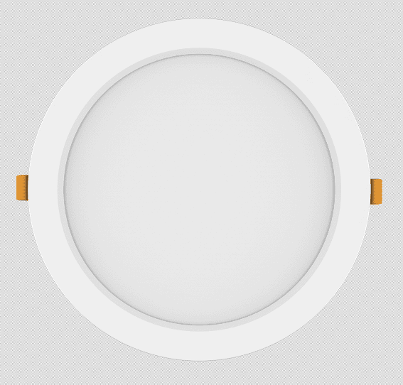 Modern Style New CCT Double Dial Backlit LED Panel Light Recessed Round SMD2835 6W LED-PLD03 for Indoor Application