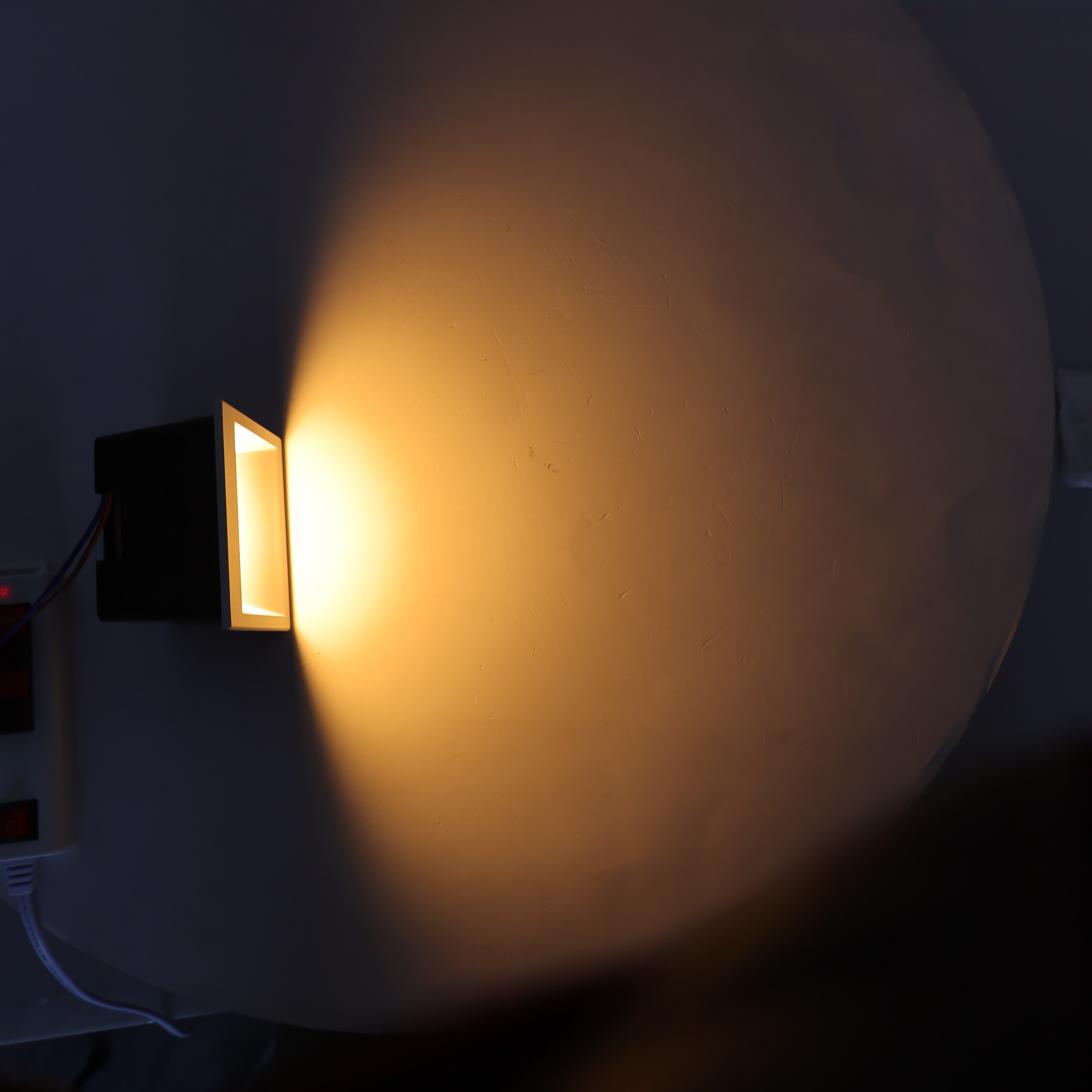 High Quality LED Square Step Light Wholesale IP65 Waterproof Outdoor Wall Corner Lamp with Warm Color Ra80