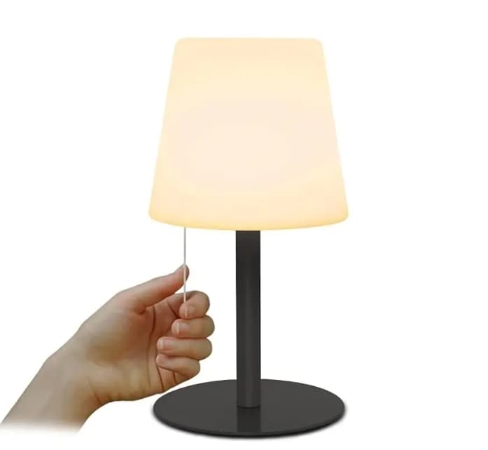 Hot Sale  Portable Rechargeable Desk Lamp Outdoor Night Light with  LED Cordless Table Lamp Warm White and RGB