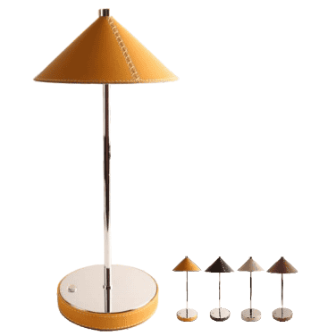 High Quality Leather Material LED-DL-H121 Modern Multi-Color Desk Lamp for Reading Room DC Power Supply