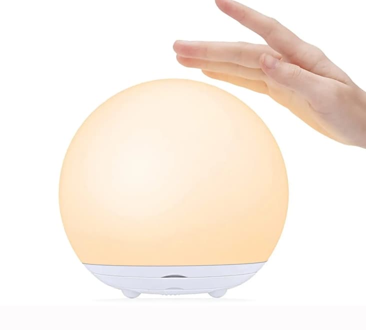 Small Cute RGB Children Night Lights for Kids Room Baby Night Light USB Rechargeable Dimmable Warm Night Light