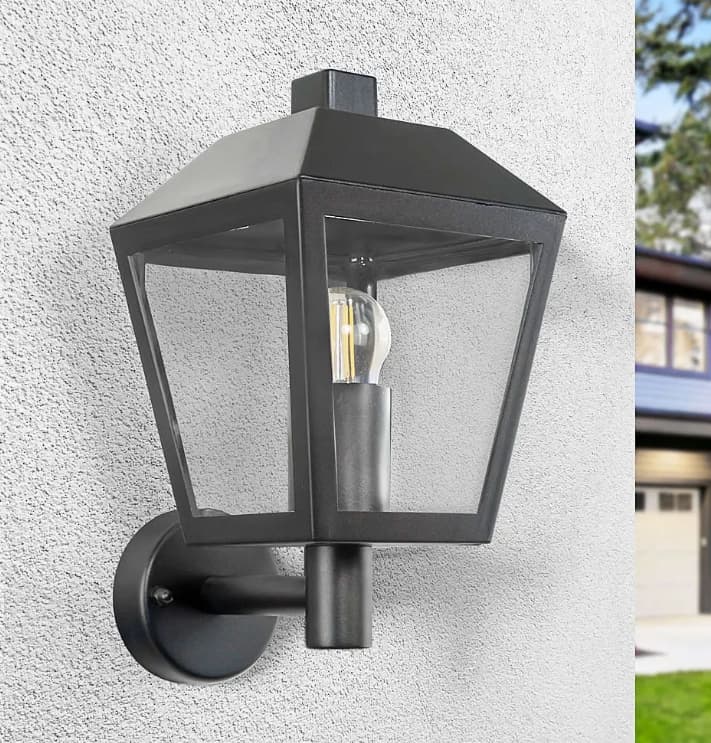 2025 High Quality Aluminum LED Wall Light Modern E27 Design Hot Sale for Garden Outdoor Use 2 Years Warranty Polycarbonate