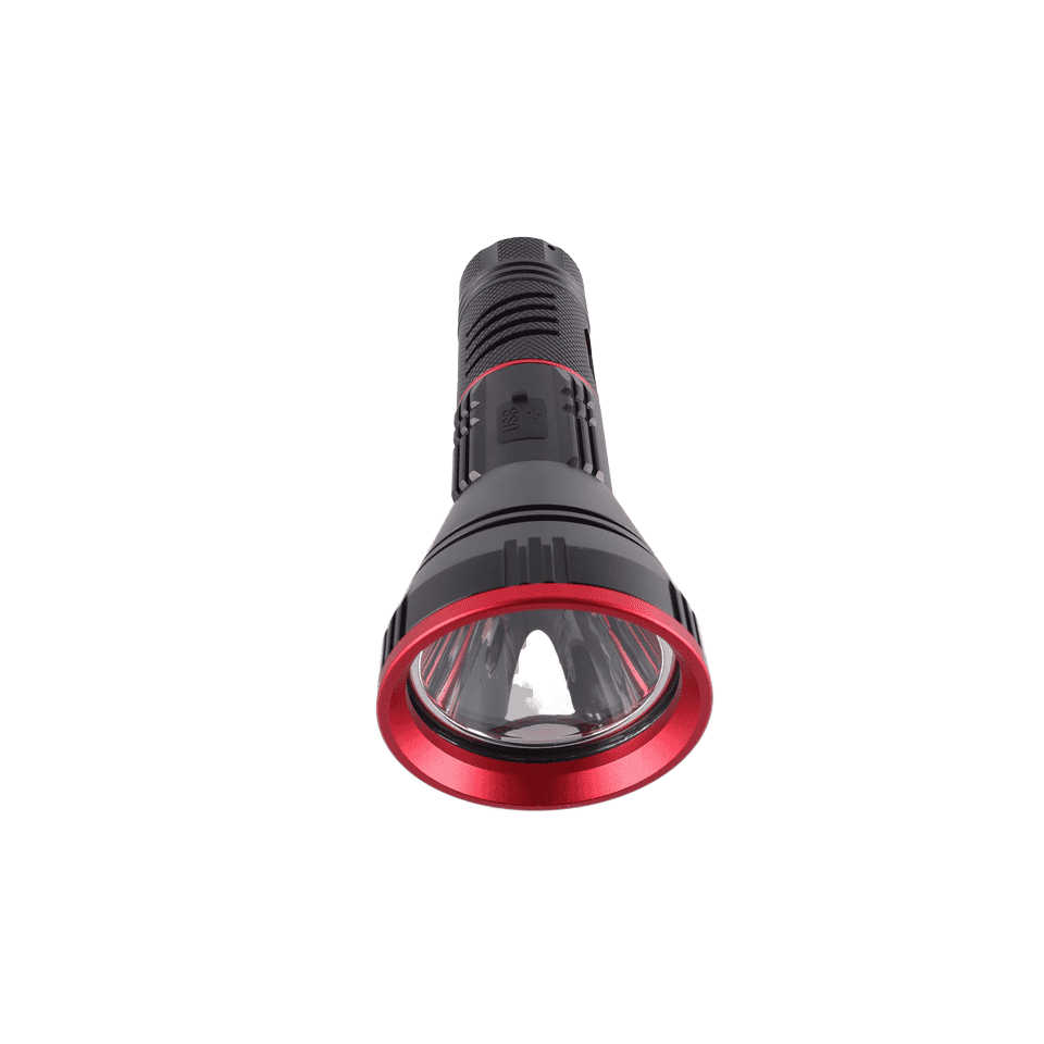 High Quality LED Emergency Work Flash Light IP44 Red White Flash for 12 Hours Waterproof Aluminum Body USB Charging