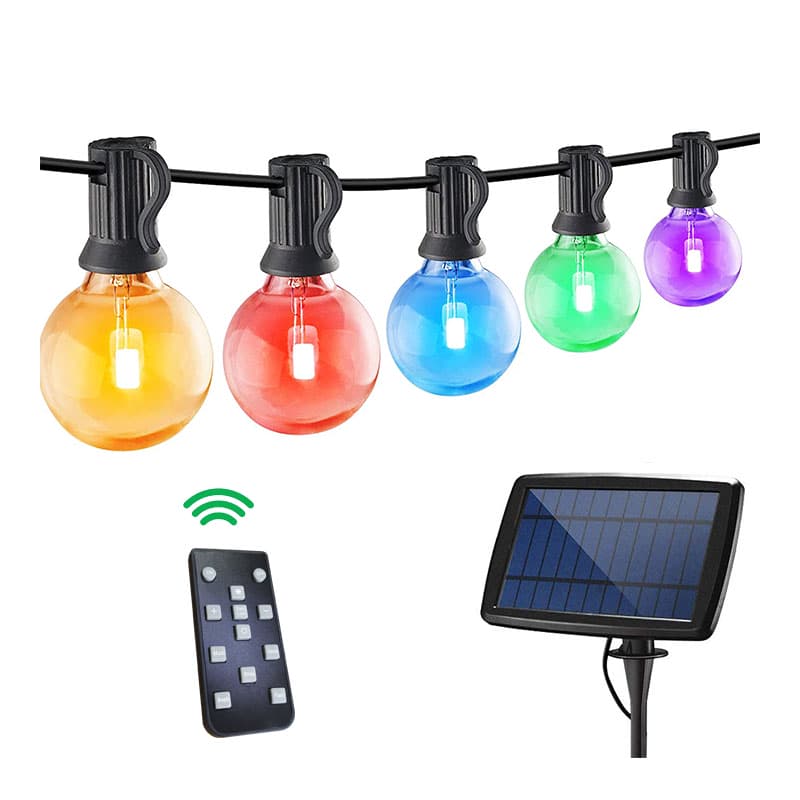 HOT High Quality  RGB  Warm White Led Outdoor Solar Lights Room Decorative Fairy String Led Light