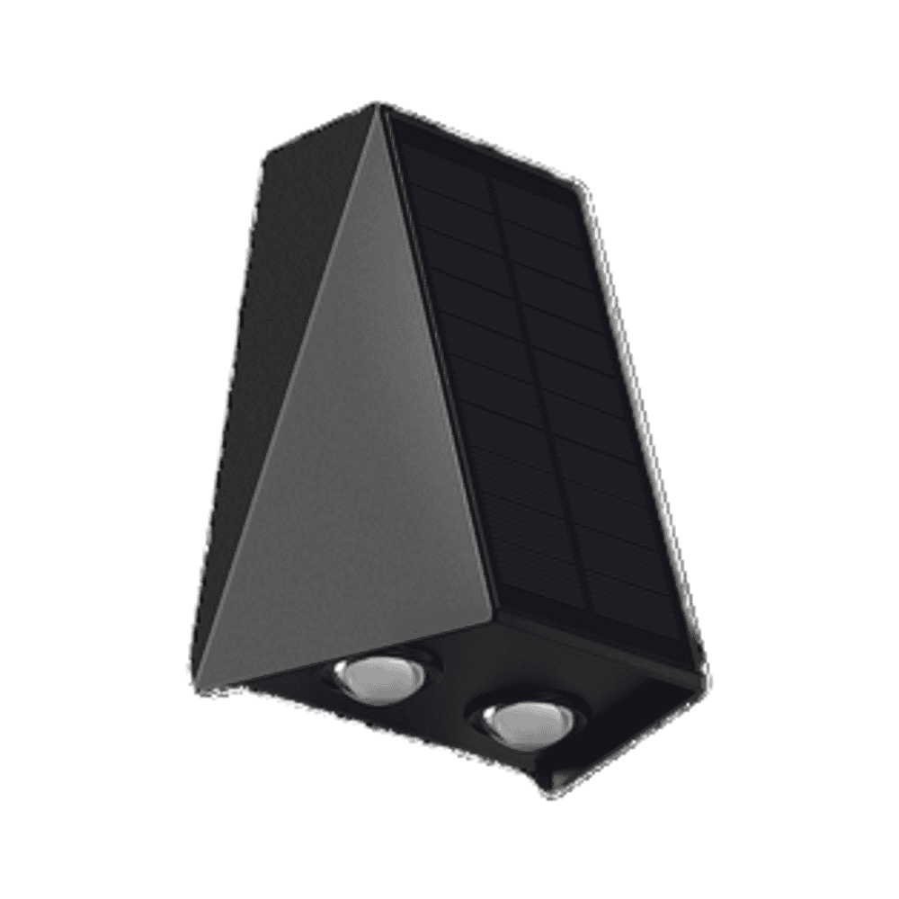 Modern Outdoor Waterproof LED Flying-shape Wall Light Solar Panel ABS Fence Lamp for Garden Path Induction Landscape Yard