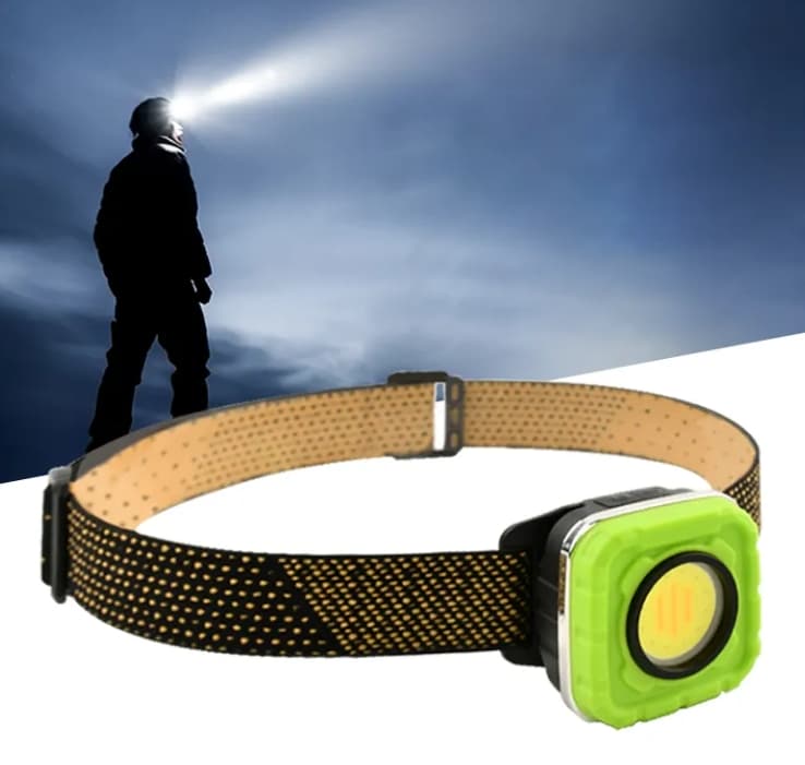 Hot  Outdoor Camping Multifunction Headlamp COB LED Rechargeable Head Lamp Headlights