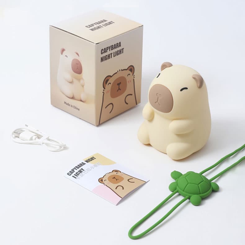 Capybara LED RGB Night Light Cute Indoor Capibara Children Light Design with 3000K Wholesale Product