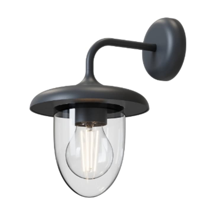 Black IP54 Waterproof LED Wall Lamp Retro Outdoor Landscape Design E27 Holder Aluminum PVC Housing Light Fixture for Garden